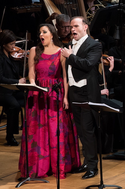 Joyce El-Khoury and Michael Fabiano in Washington Concert Opera's "Herodiade." Photo: Dan Lassell 