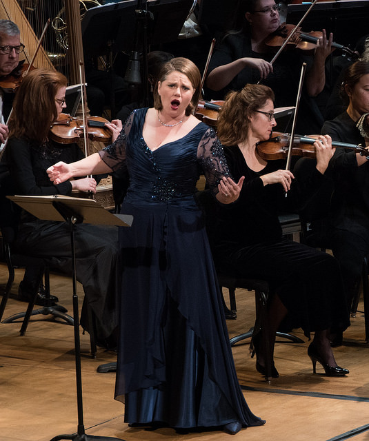 Dana Beth Miller performed the title role in Massenet's "Herodiade" at Washington Concert Opera Sunday night. Photo: Don Lassell 